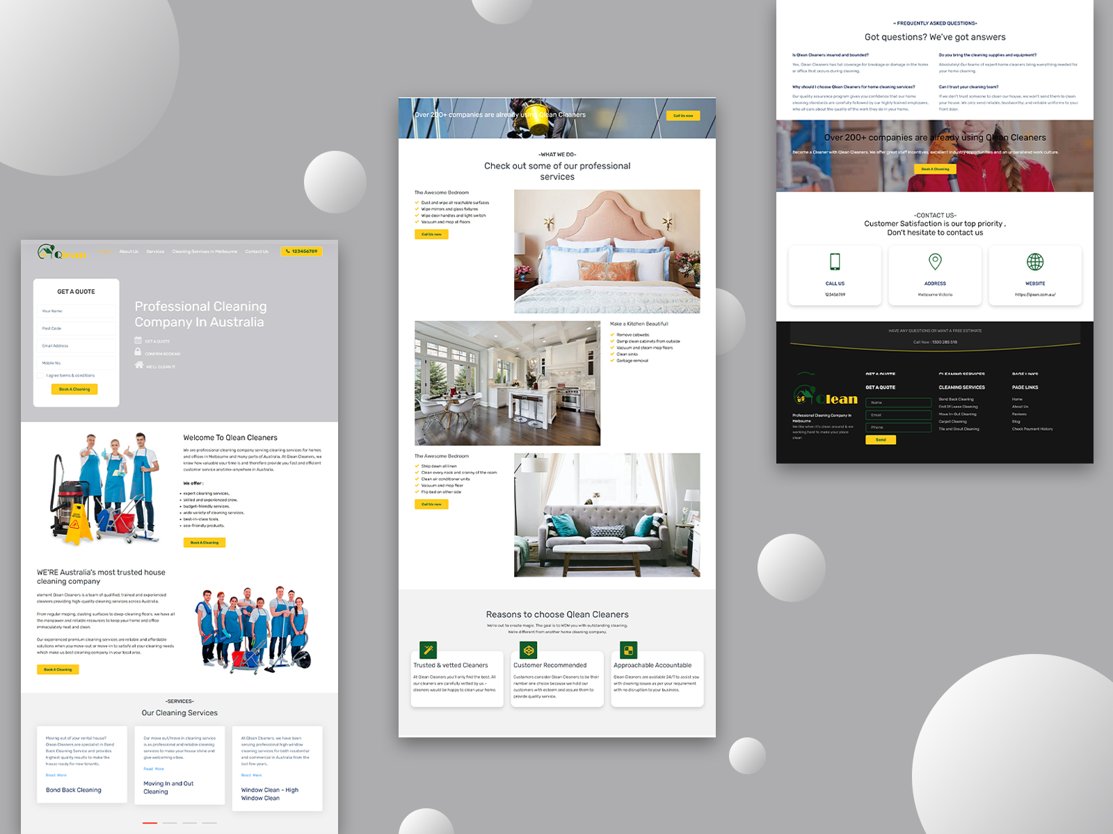 5 page website design